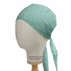 Best Vet Tech scrub cap pattern detail on mannequin