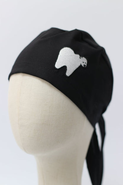 Gorro quirúrgico con bordado de oso molar