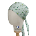 Brain Neuron Network scrub cap shown on mannequin head