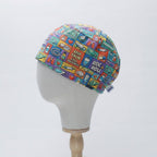 Cool Comic Anaesthesia scrub cap shown on mannequin head