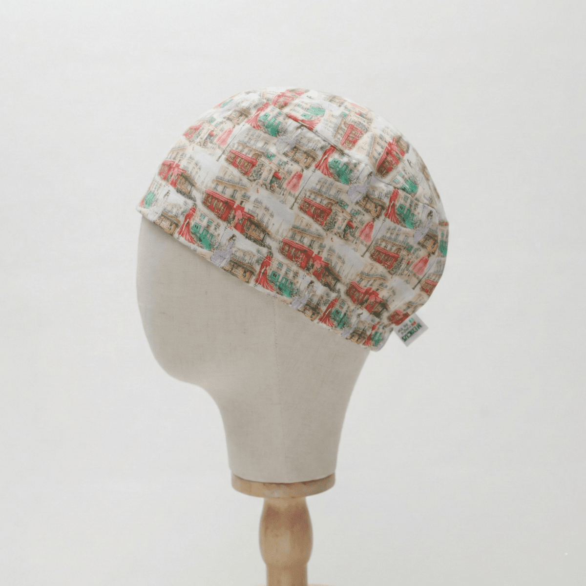 Emily in Paris Inspired Parisian Streetscape Scrub Cap