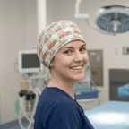 Emily in Paris Inspired Parisian Streetscape Scrub Cap