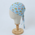 Cute ENT Anatomy scrub cap shown on mannequin head