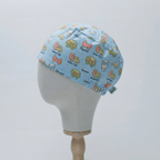 Cute ENT Anatomy scrub cap shown on mannequin head
