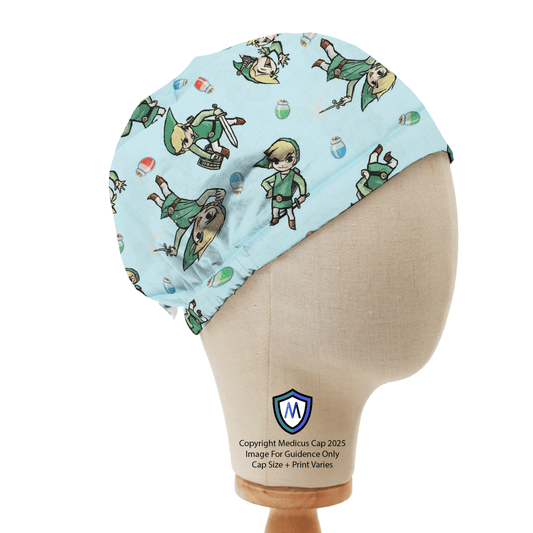 Games Zelda Retro Scrub Cap