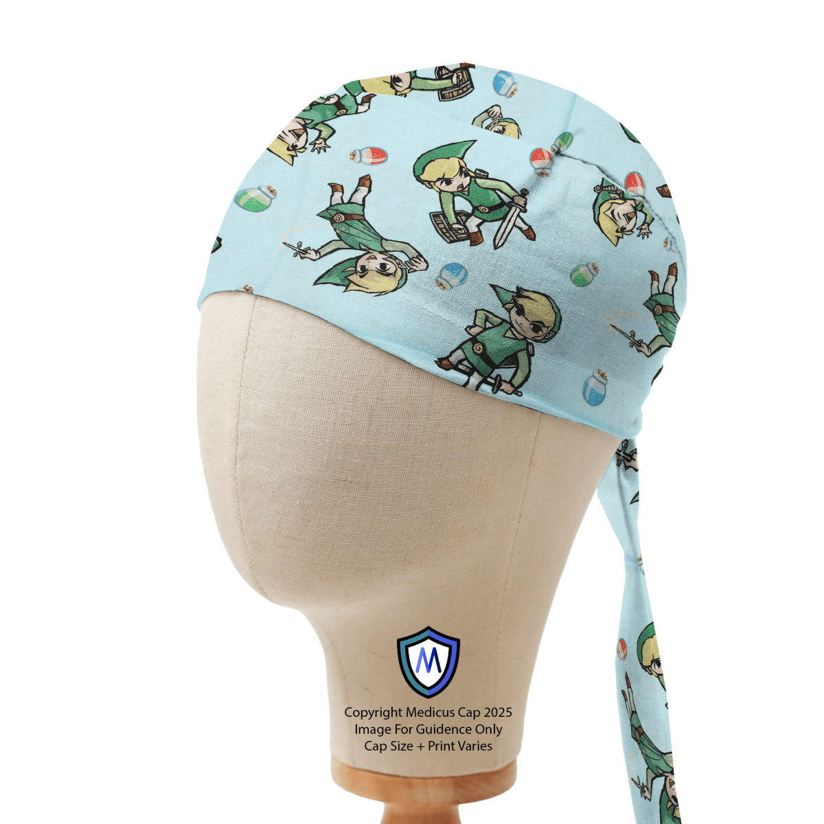 Games Zelda Retro Scrub Cap