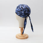Military Camouflage Navy scrub cap shown on mannequin head