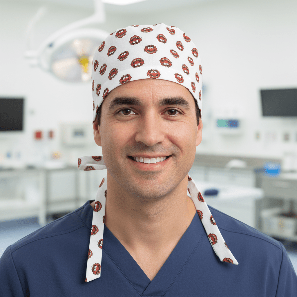 Muppets Animal Toss Scrub Cap