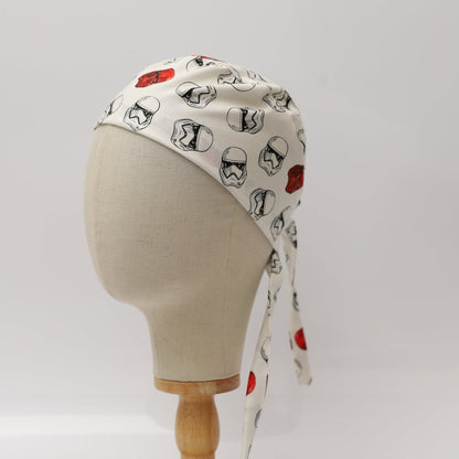 Scrub Caps Made With Star Wars Printed Fabric