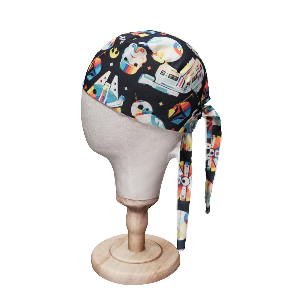 Gorro quirúrgico de naves espaciales Rainbow Pride de Star Wars