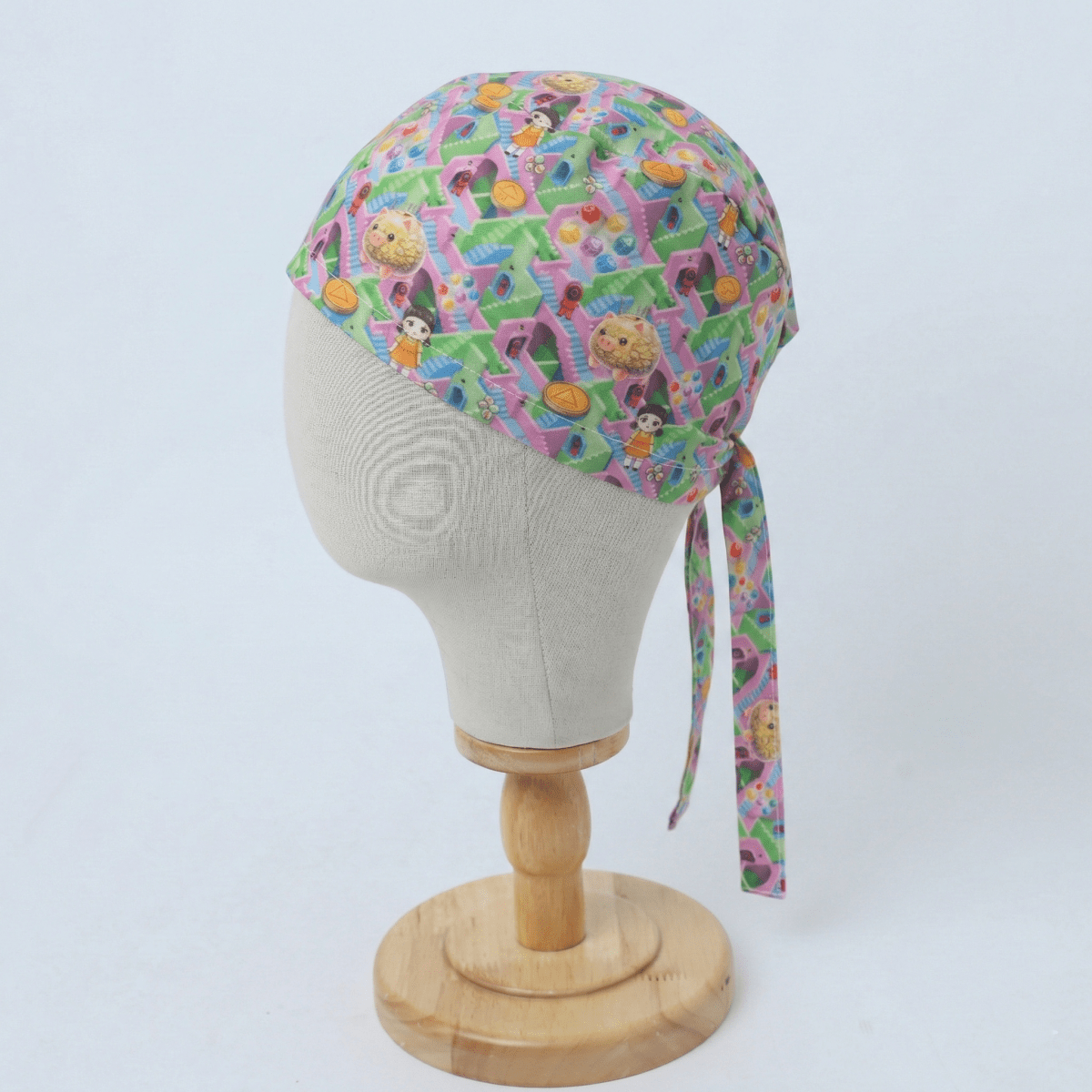 Squid Game Candy Maze Scrub Cap
