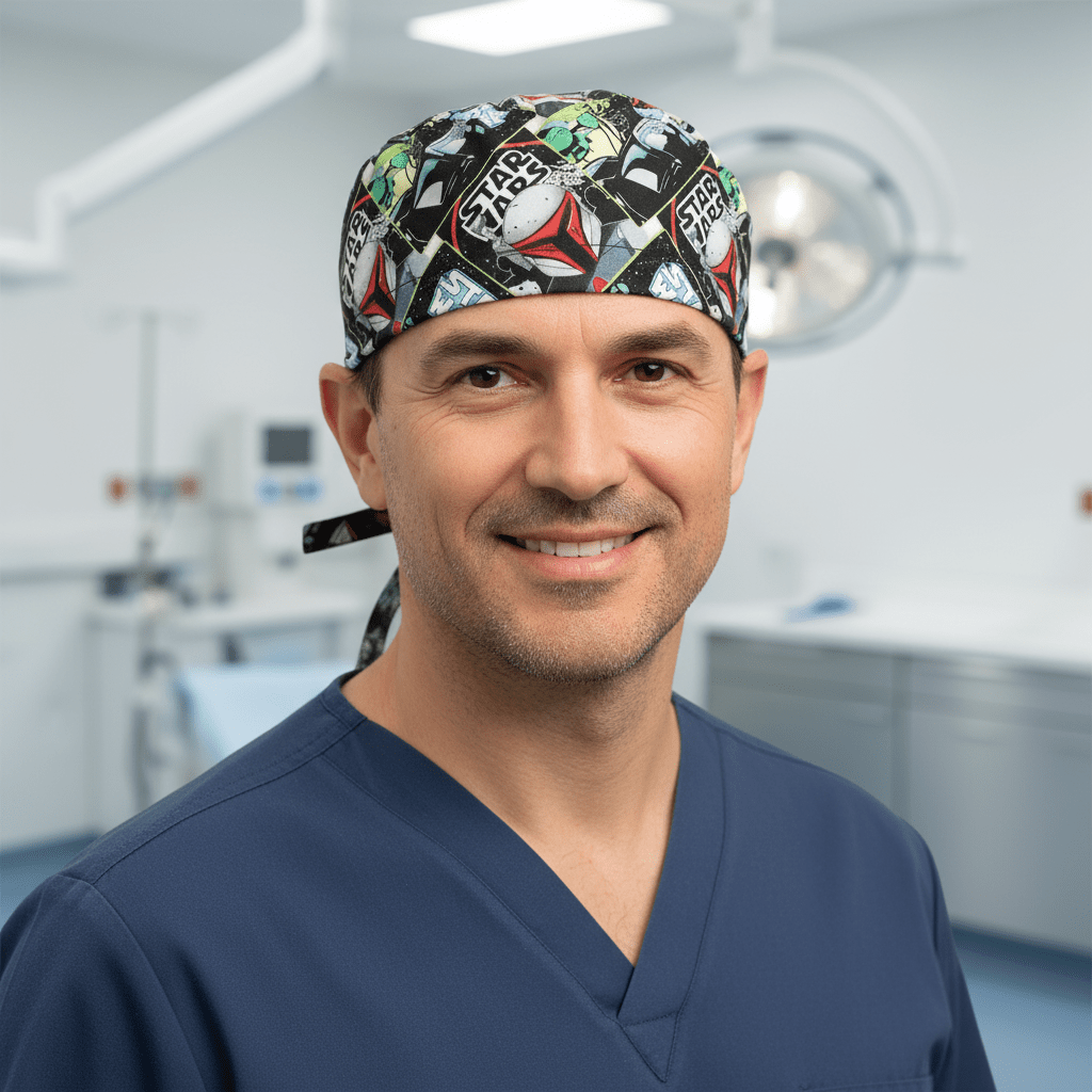 Star Wars Bota Fett Scrub Cap