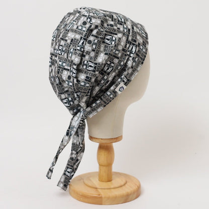 Scrub Caps Made With Star Wars Printed Fabric