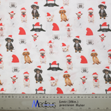 Christmas Dog Santa Hats Scrub Cap from Medicus Scrub Caps
