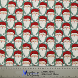 Christmas Santa Heads Scrub Cap from Medicus Scrub Caps