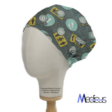 Covid Masks Social Distancing Scrub Cap from Medicus Scrub Caps
