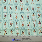 Disney Aladdin Pose fabric pattern detail close-up