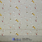 Disney Frozen Olaf Skating Music Grey fabric pattern detail close-up