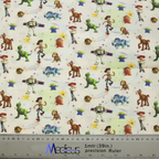The Disney Pixar Toy Story 3 On Mashup Green Scrub Cap by Medicus Scrub Caps features beloved characters like Buzz, Woody, and Rex, plus a 1-meter precision ruler.