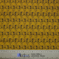 Flowers On Mustard Scrub Cap from Medicus Scrub Caps, featuring a botanical pattern on a mustard-yellow fabric.