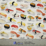 Food Sushi Menu Scrub Cap from Medicus Scrub Caps