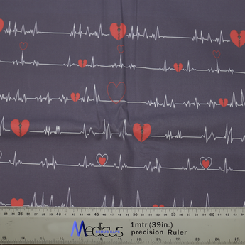 EKG Heart Monitor #2 Scrub Cap from Medicus Scrub Caps