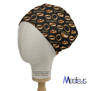 Lord Of The Rings - Golden Rings Scrub Cap from Medicus Scrub Caps
