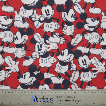 Mickey On Red Scrub Cap from Medicus Scrub Caps