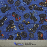 Motorbikes Dark Blue Scrub Cap from Medicus Scrub Caps