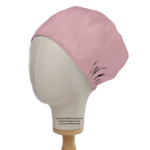 Classic Plain Pale Pink Scrub Cap | Theatre Hat from Medicus Scrub Caps
