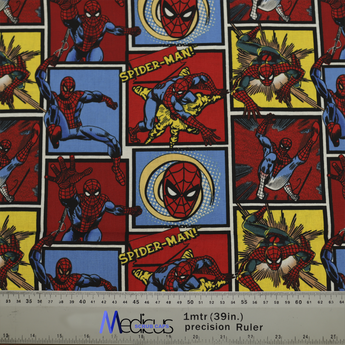 Spiderman Marvel Comic Book Style Scrub Cap from Medicus Scrub Caps