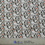 The Medicus Scrub Caps TV Cartoon Looney Tunes Bugs Bunny Scrub Cap features expressive Bugs Bunny faces on a dark gray background, with a ruler for scale.