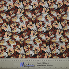 TV Cartoon Looney Tunes Tasmanian Devil Scrub Cap from Medicus Scrub Caps, featuring a lively pattern of Taz in action on a dark background.
