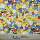 TV Cartoon The Simpsons Family Mashup Crowd Scrub Cap from Medicus Scrub Caps