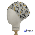 Bike Biker For Life scrub cap shown on mannequin head