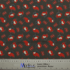 Black Widow Red Kawaii Superhero scrub cap
