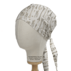 Bones scrub cap shown on mannequin head