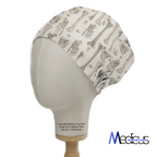 Bones scrub cap shown on mannequin head