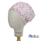 Breast Cancer Awareness #1 scrub cap shown on mannequin head