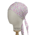 Breast Cancer Awareness #1 scrub cap shown on mannequin head