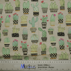 Cactus #1 Abstract Pots scrub cap