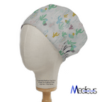 Cactus Abstract Desert scrub cap shown on mannequin head
