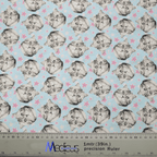 Cats and Pink Stars scrub cap full pattern repeat
