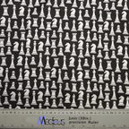 Chess Pieces Classic Black + White scrub cap