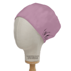 Classic Plain Lavender Purple scrub cap shown on mannequin head