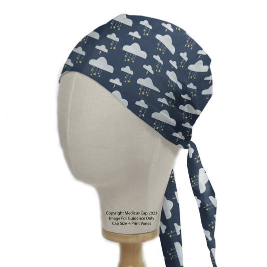 Clouds and Stars Scrub Cap from Medicus Scrub Caps