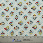 DC Comic Super Women Superheroes scrub cap pattern shown flat