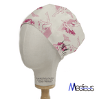DC Comic Wonder Woman Light Pink scrub cap shown on mannequin head