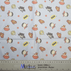 DC Kawaii | Batman | Wonder Woman On Blue scrub cap