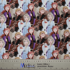 Disney Frozen Crowd scrub cap full pattern repeat